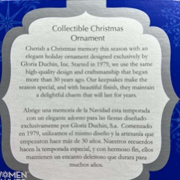Gloria Duchin collectible Christmas Ornament - Picture 4 of 7